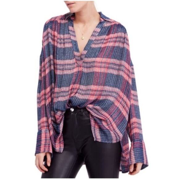 Free People Tops - Free People Size XS Fearless Love Sequin Detail Bell Sleeve Top